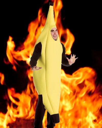 Banana guy en fuego